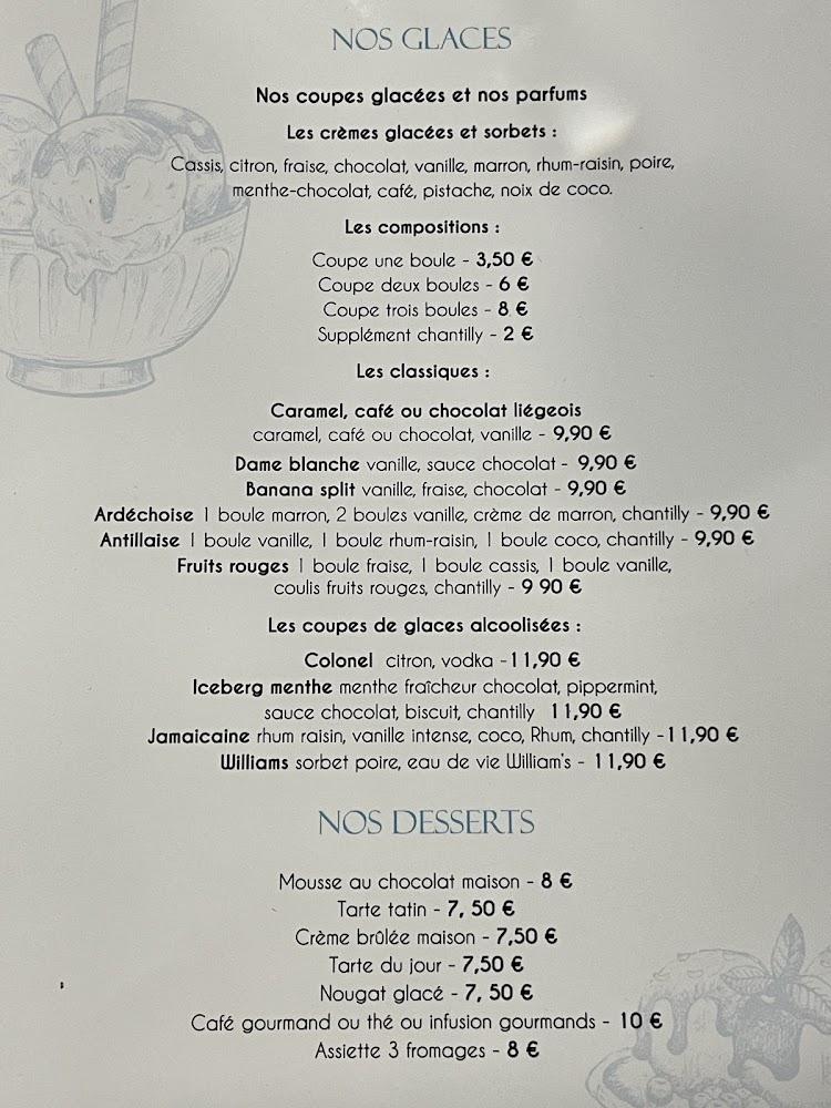 La Voile Blanche - Menu Image 3